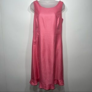 Cynthia Howie Sleeveless Pink Sheath Dress Size 8
